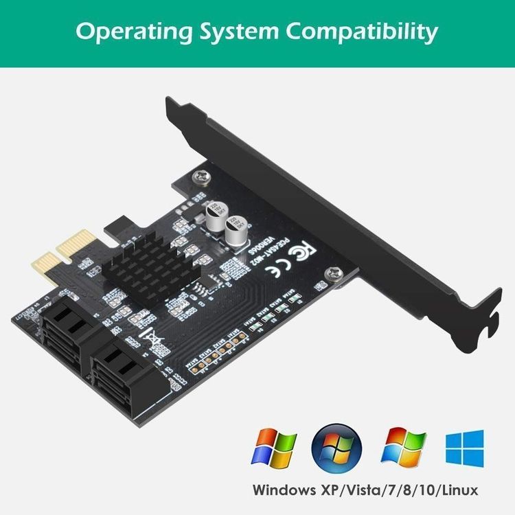 Disques durs: SATA III-6-Port- PCIe-Karte – Neuf avec emballage d'origine à Unterägeri par RmOnline 7