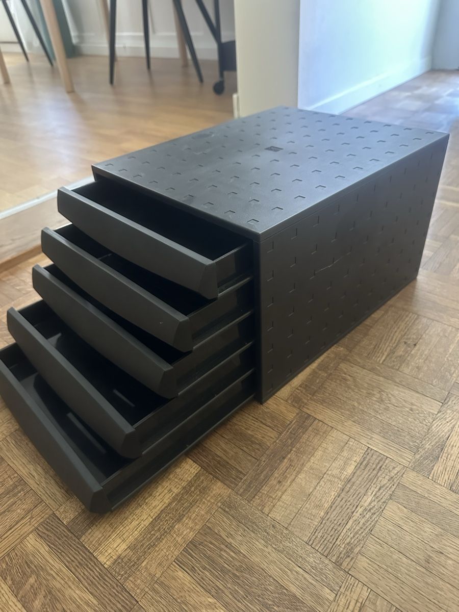 Ablagesysteme: Schubladenmoebel schwarz Office Depot 5 Schubladen – Gebraucht aus Laupen BE von atina80 2