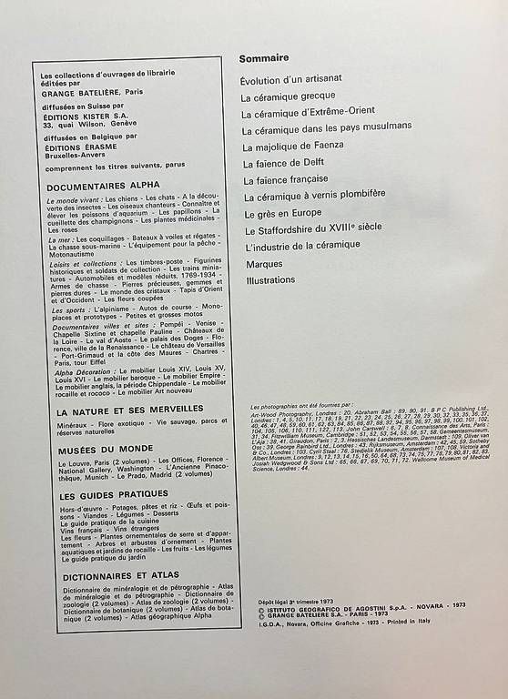 Libri: La Ceramique – Usato da Adliswil venduto da Heimite 1