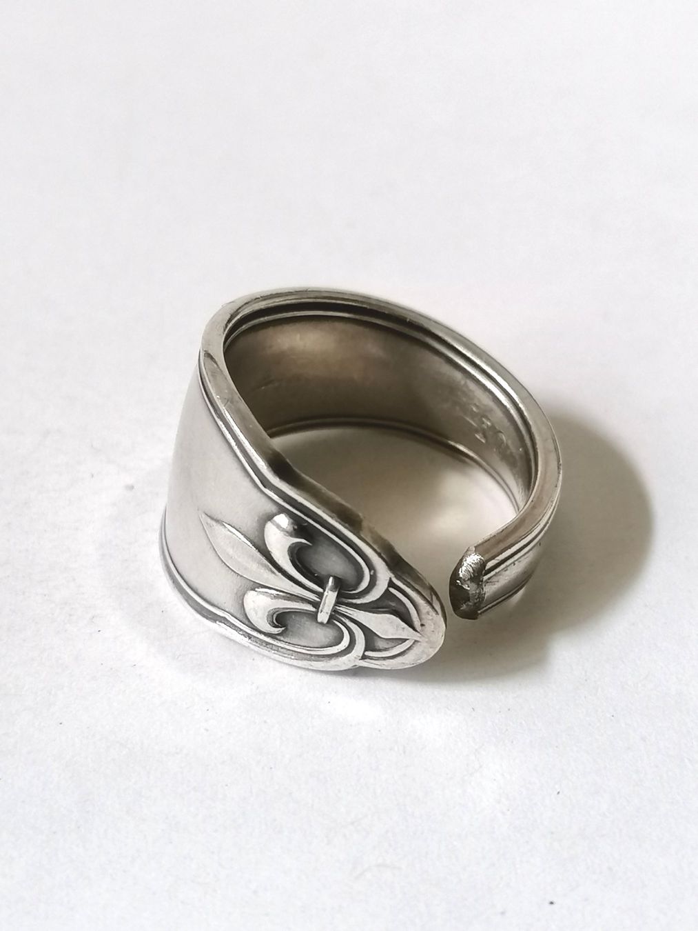 Anelli: Ring aus Silberbesteck, Grösse 59 – Nuovo (secondo la descrizione) da Suhr venduto da zum1.zum2.und 4