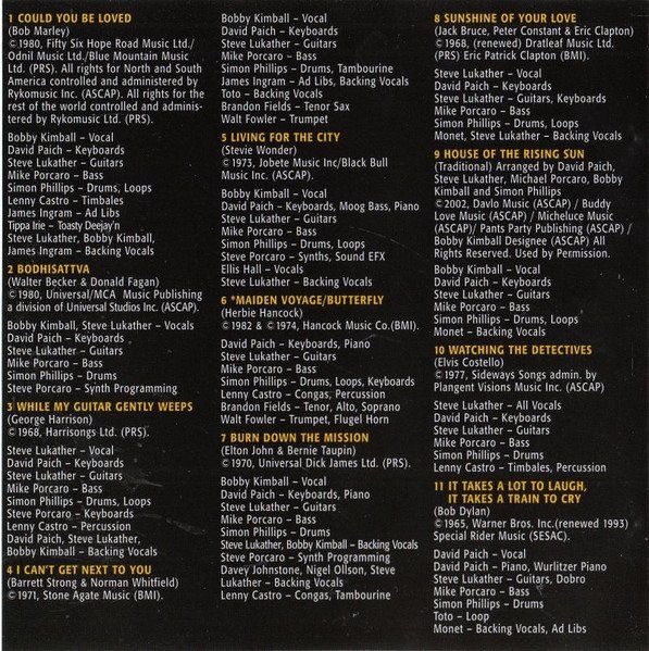 CD: Toto - Through The Looking Glass - 2002 – Usato da Zürich venduto da Aspri 6