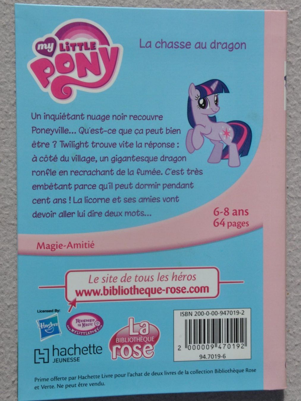 Libri: Mon little Pony - La chasse au dragon – Usato da Fully venduto da Minouchka 1