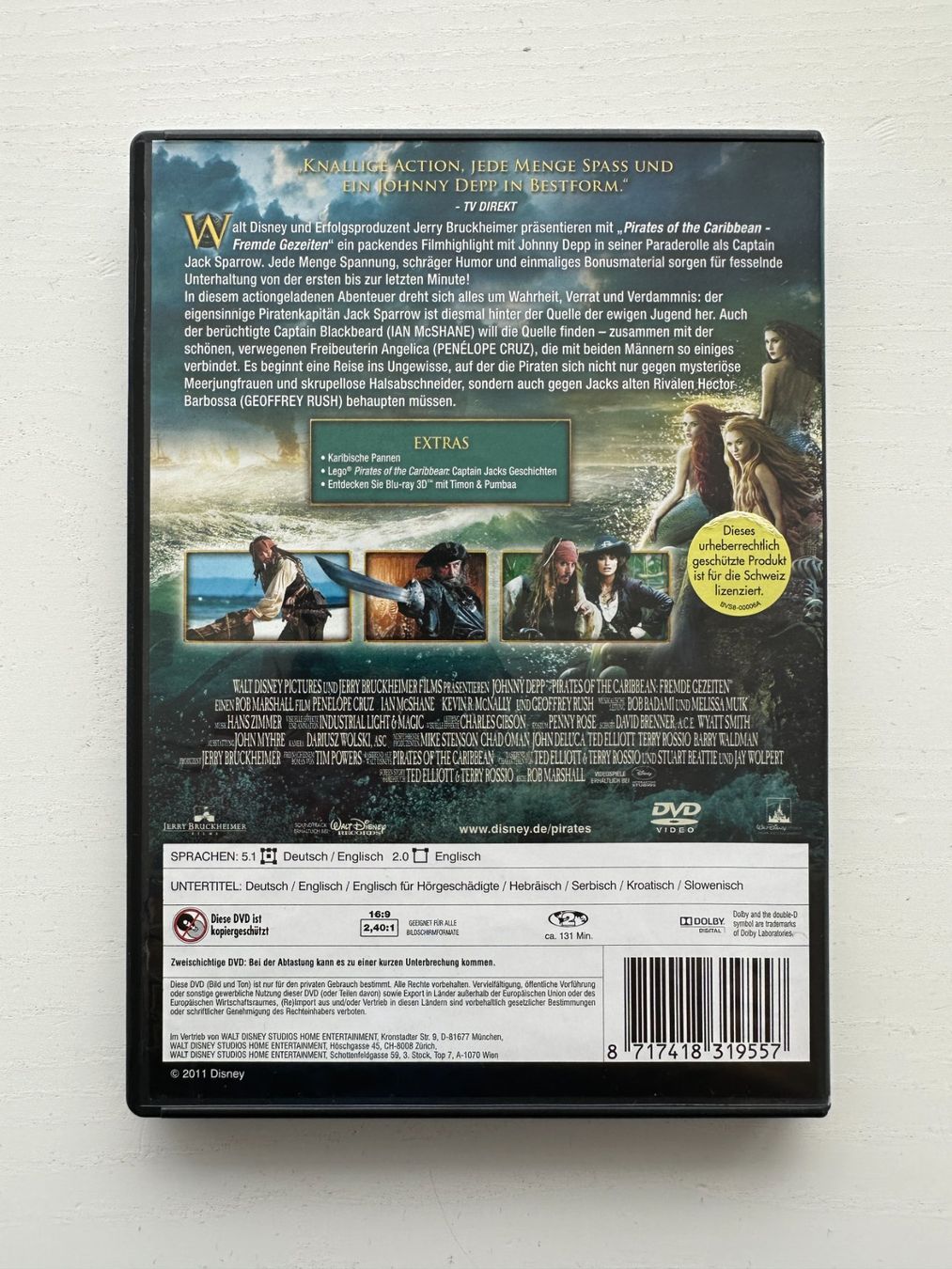 Alle DVDs: Fluch der Karibik - Fremde Gezeiten – Neu (gemäss Beschreibung) aus Nottwil von grabi77 1