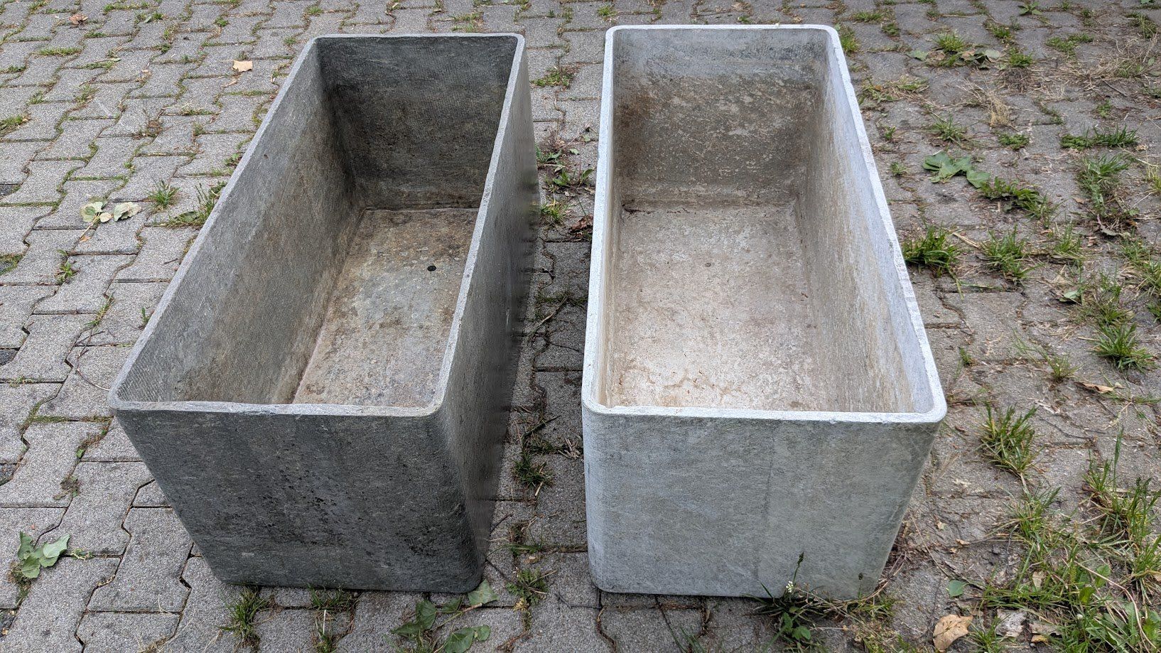Eternit Vasi per fiori: 2 Pflanzkisten – Usato da Uster venduto da pfister015