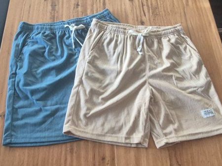 M - Grösse, 2er SET Herren Shorts mit leichtem Cordstoff