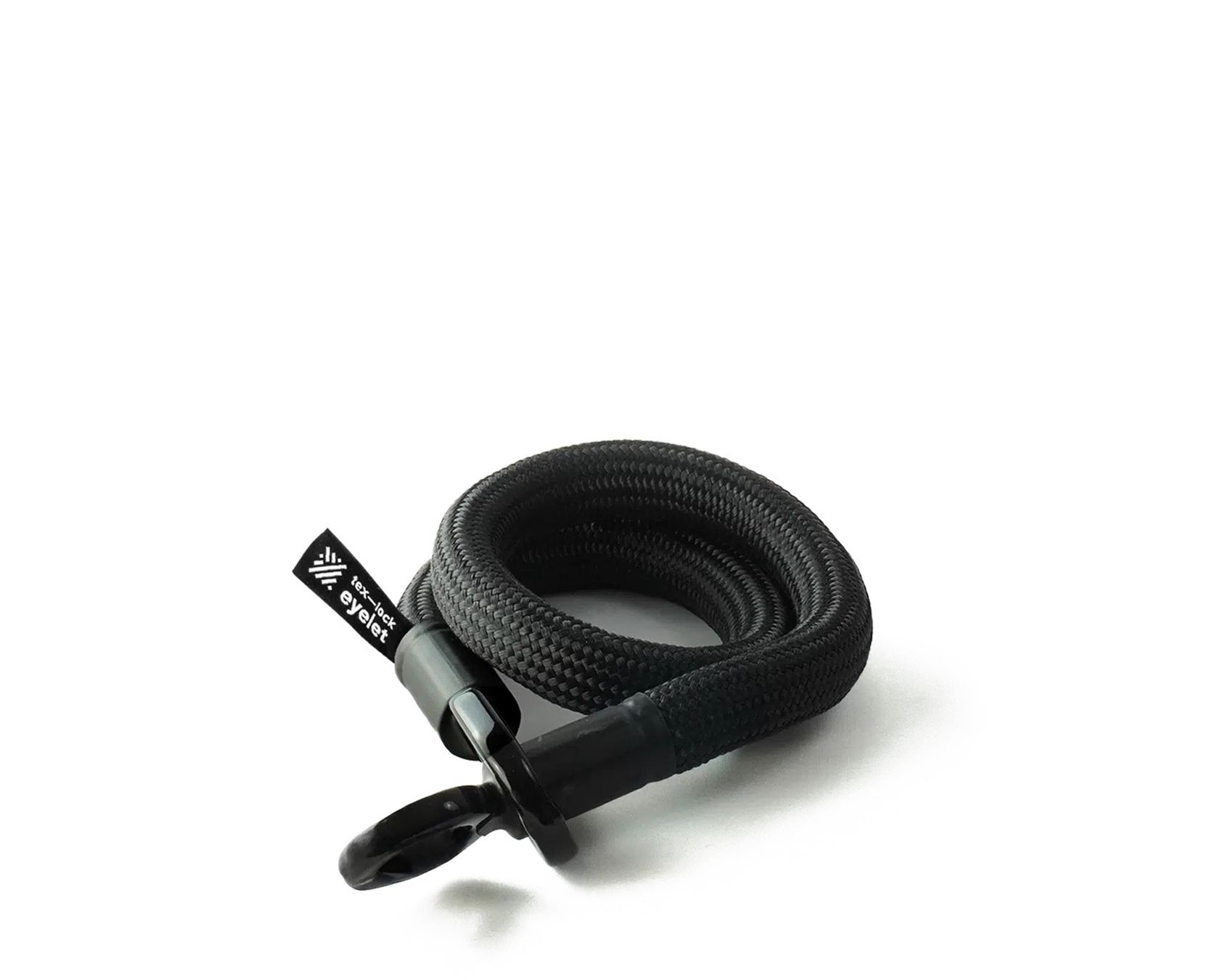 Lucchetti: Texlock, eyelet Seil, excl. Schloss, Schwarz, 80cm – Usato da Zwillikon venduto da RasantShop