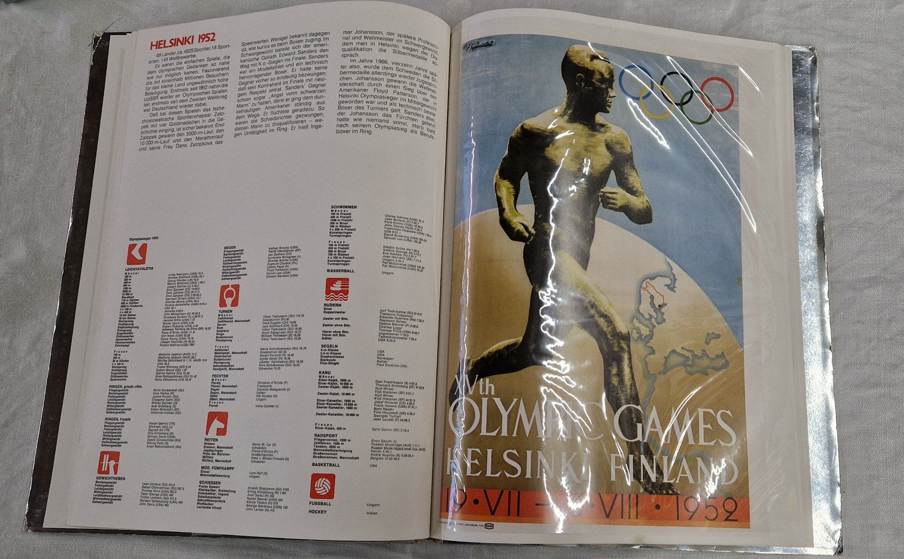 Bücher: DIE GESCHICHTE DER OLYMPISCHEN SPIELE IN 13 POSTERN – Gebraucht aus Bilten von Mic2022 2