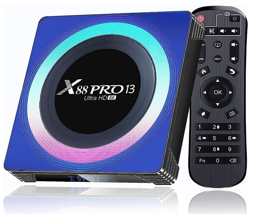 Achetez X88 Pro 13 8k Ultra HD Android 13.0 Smart TV Box Avec