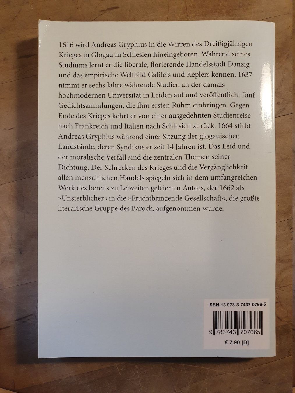 Libri: Sonette Andreas Gryohius Hoffenberg – Usato da Zürich venduto da loosebone 3
