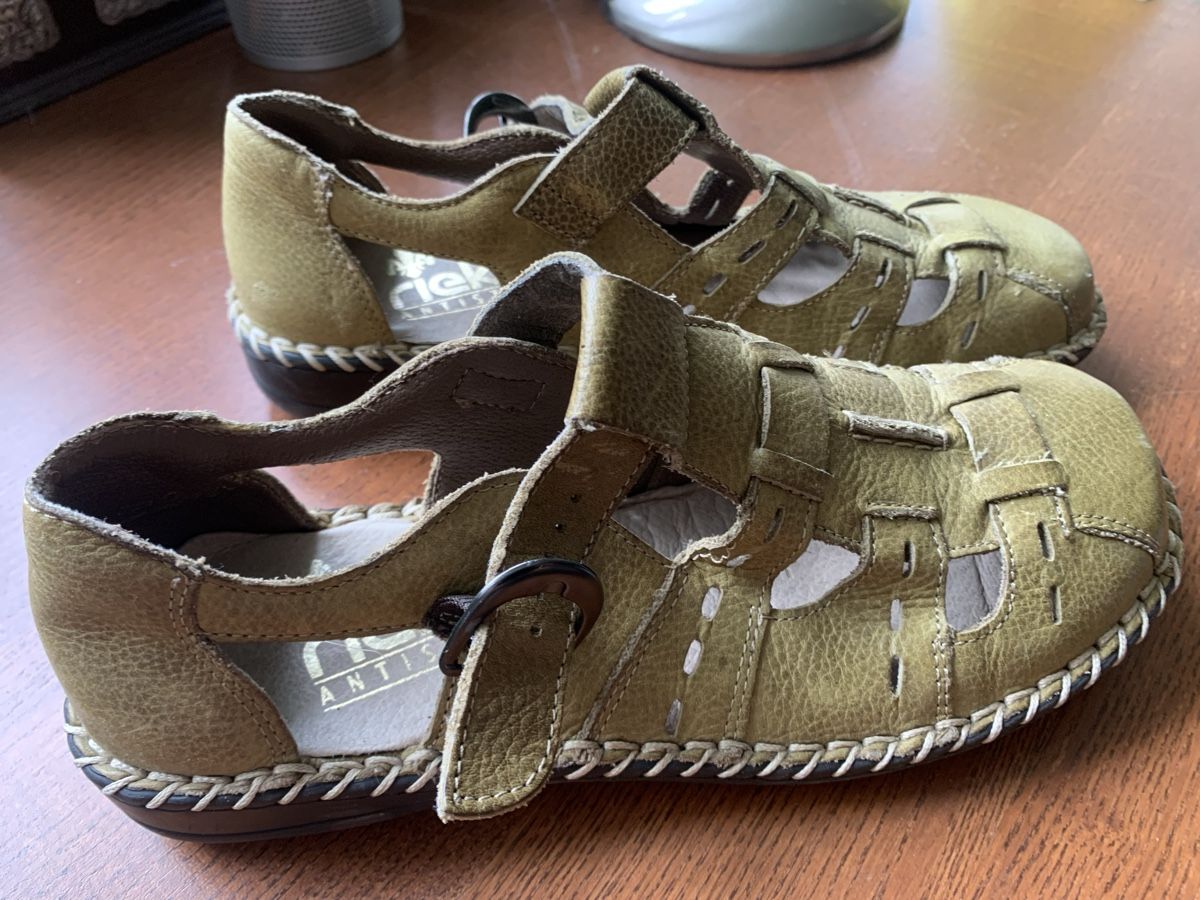 Rieker Scarpe da donna: Rieker Sandalen Neu, Gr. 37 – Nuovo (secondo la descrizione) da Uster venduto da Flummi 2