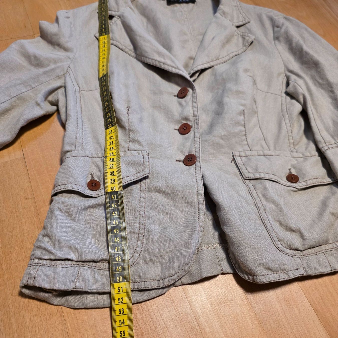 Giacche: CLASS Leinenblazer 100% Leinen Beige Gr. S/M – Usato da Wald ZH venduto da CapLux 5