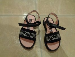 Moschino NWT edle Glitzer Sandalen, 26 NP 250 Fr