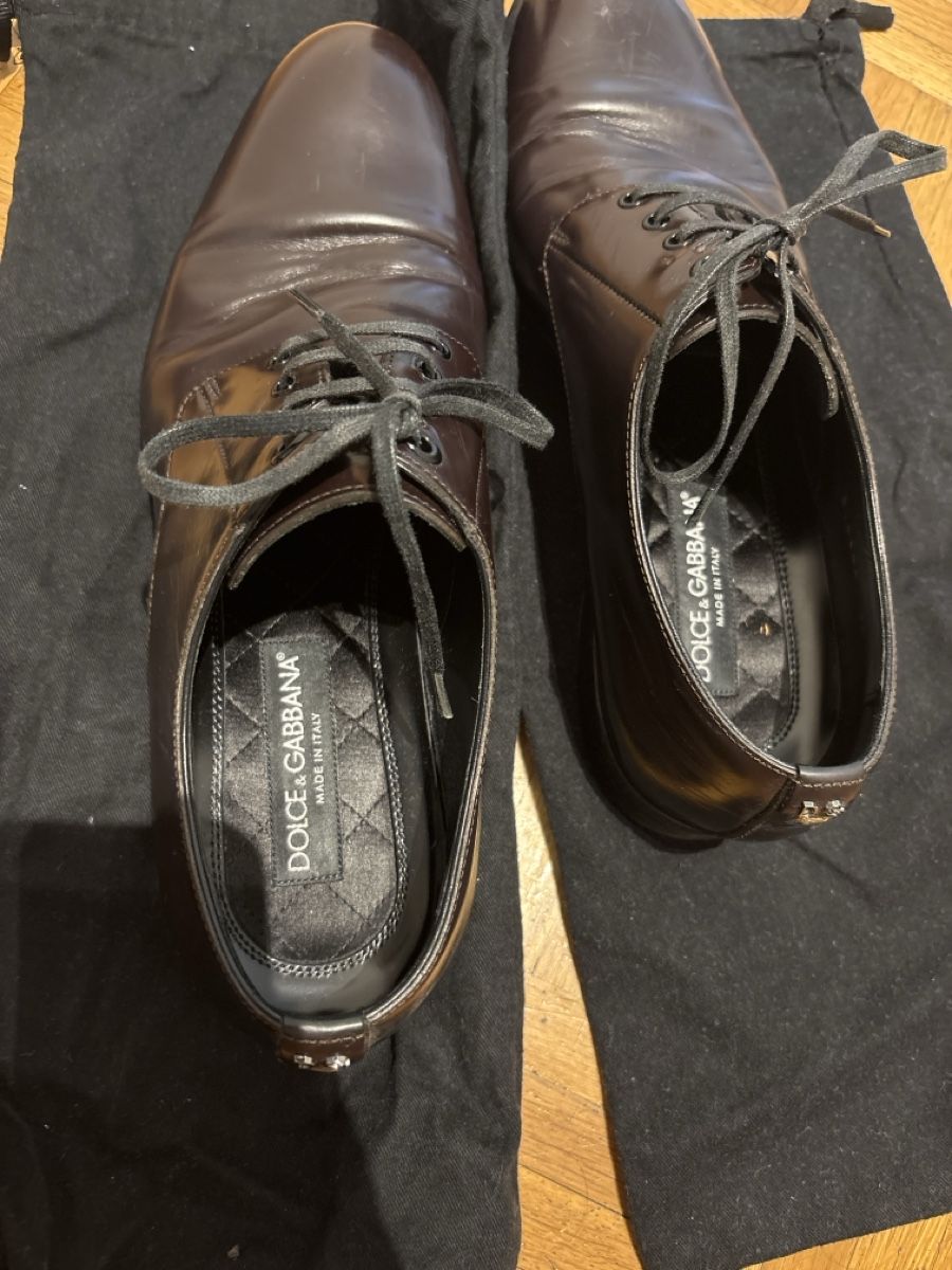 Dolce & Gabbana Scarpe da uomo: Chaussures Dolce & Gabbana marron pointure 7.5 – Usato da GENÈVE venduto da Gaasss 2