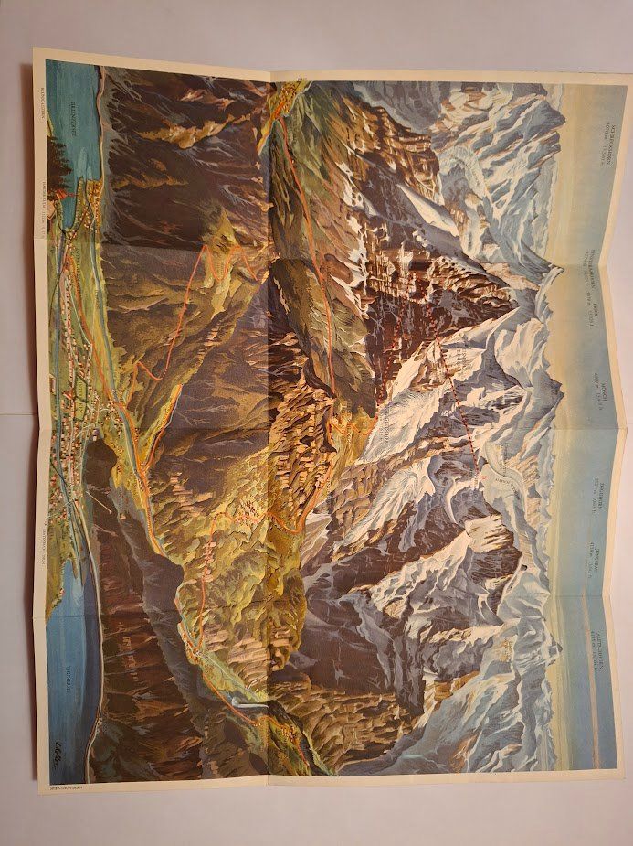 Cartes géographiques & atlas: Jungfrau Joch/Bahn – D'occasion à Piotta par pie_ht2h 1
