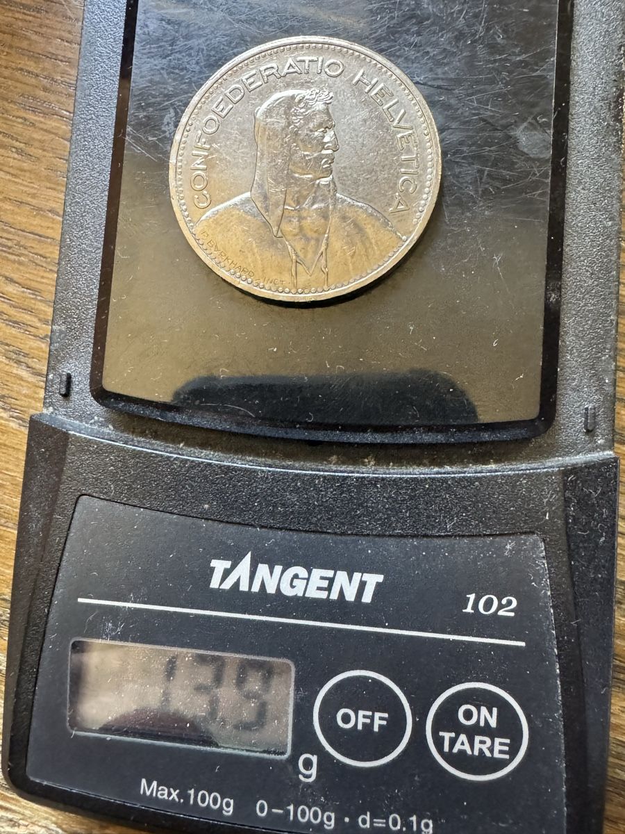 Tutti le monete: 5 Franken 1967 Replica kein Silber – Usato da Waldstatt venduto da Mucu 3