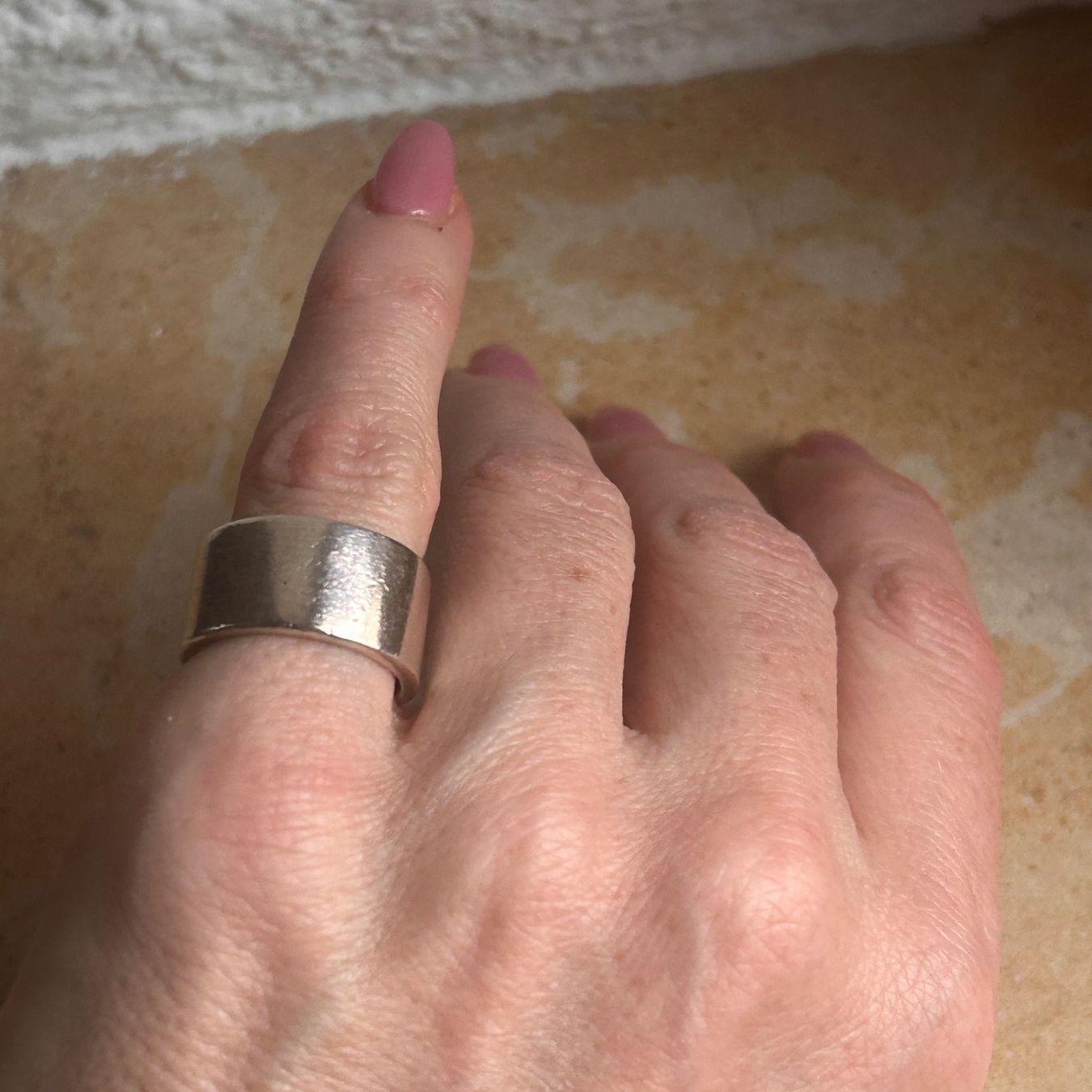 Anelli: Breiter Vintage Silber Ring, TIMELESS (52) – Usato da Basel venduto da bellespirit 2