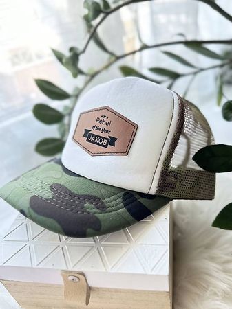 Sommerkappe personalisiert 3-8 Jahre "REBEL"