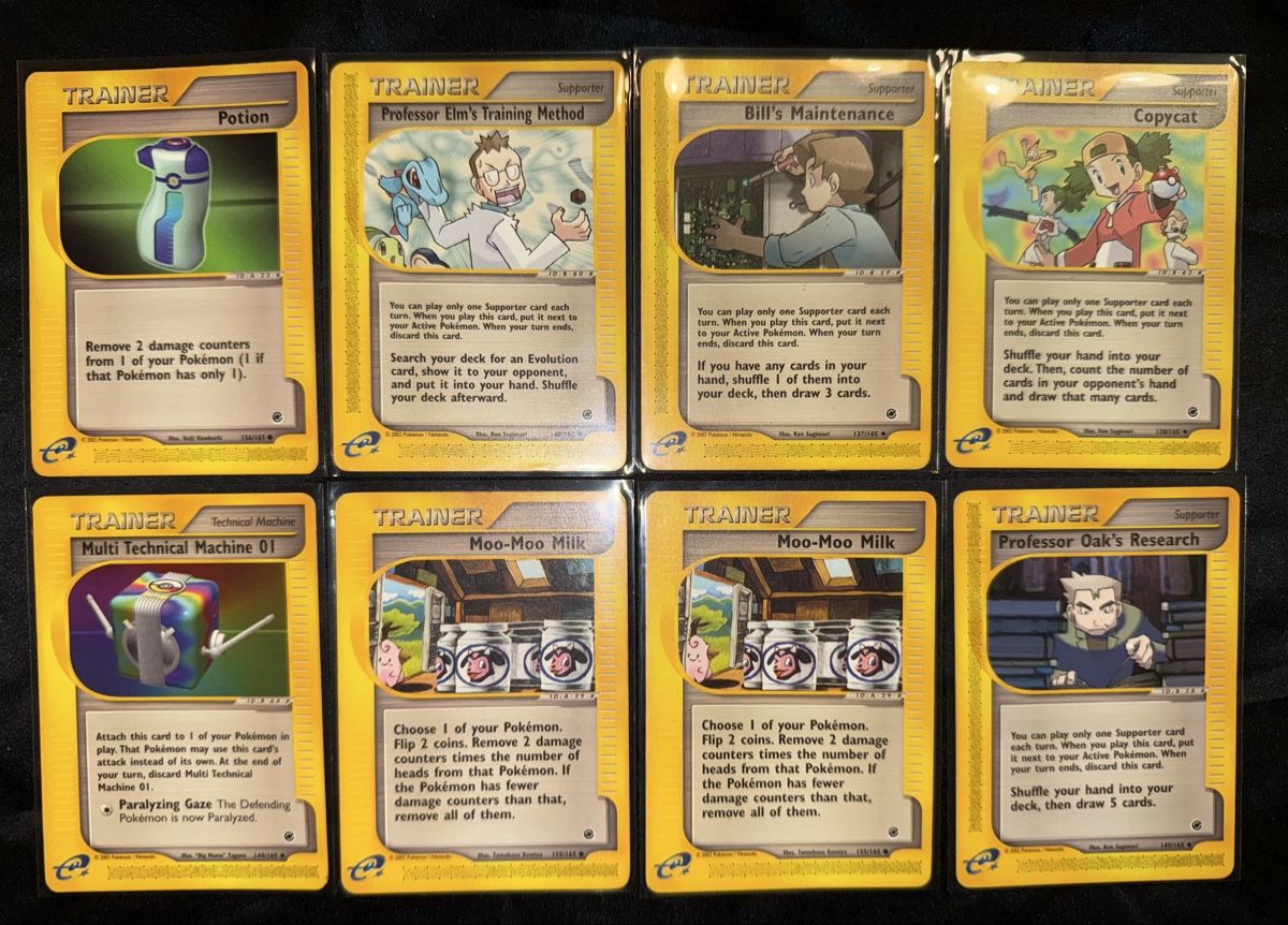 Pokémon Carte collezionabili: Trainer Pokémon 8 Cards Expedition Set – Usato da Winterthur venduto da SiddyPokemon