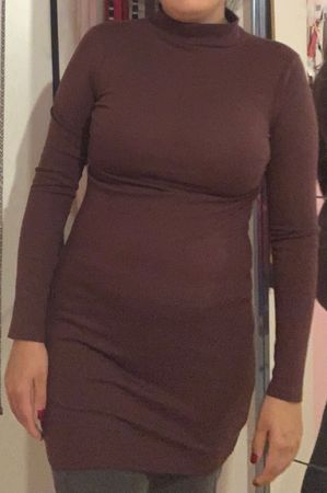 Bequemes Langarm Kleid