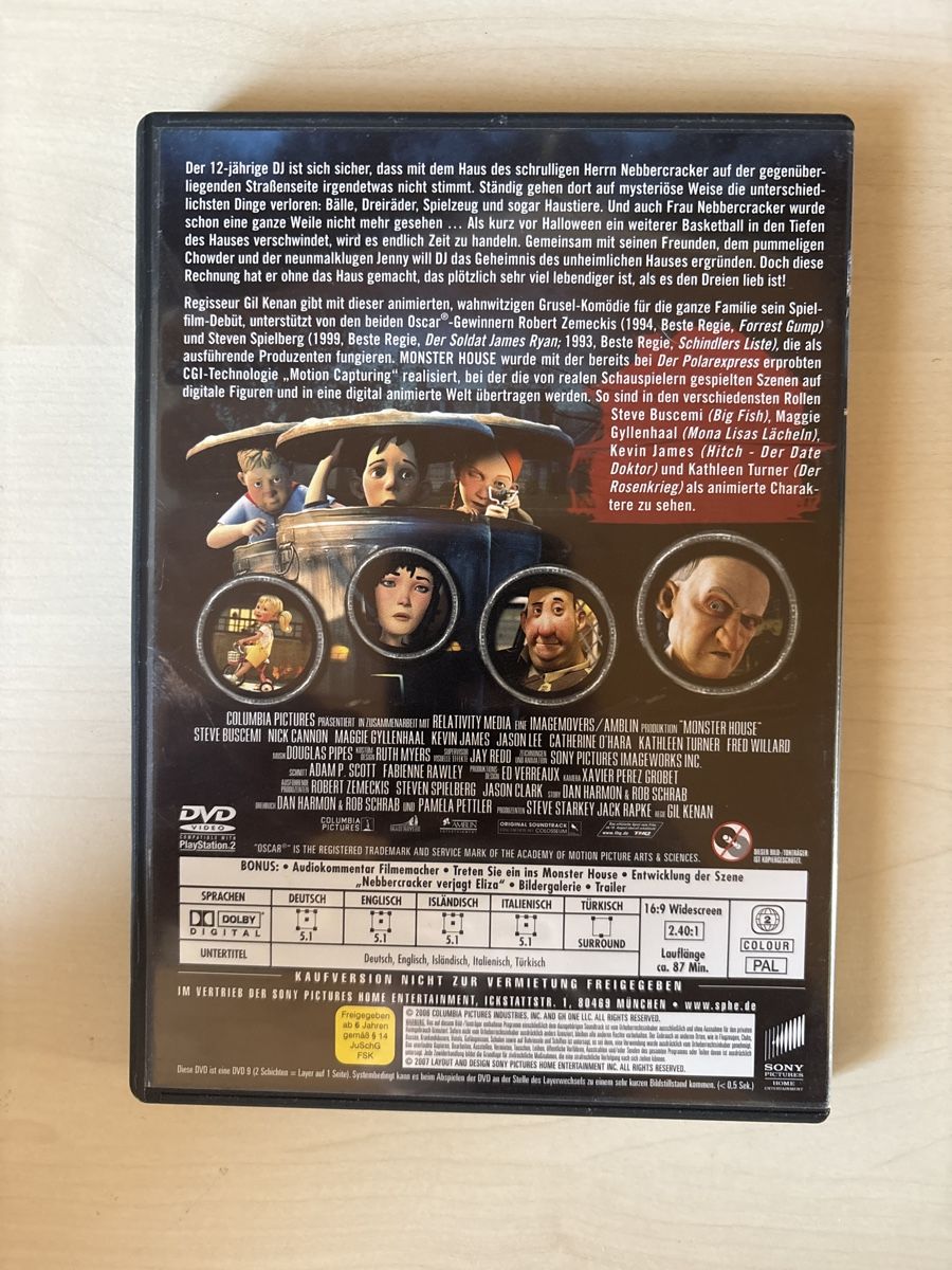 Tutti i DVDs: Monster House (2904) – Usato da Ruswil venduto da Slivio_ 1