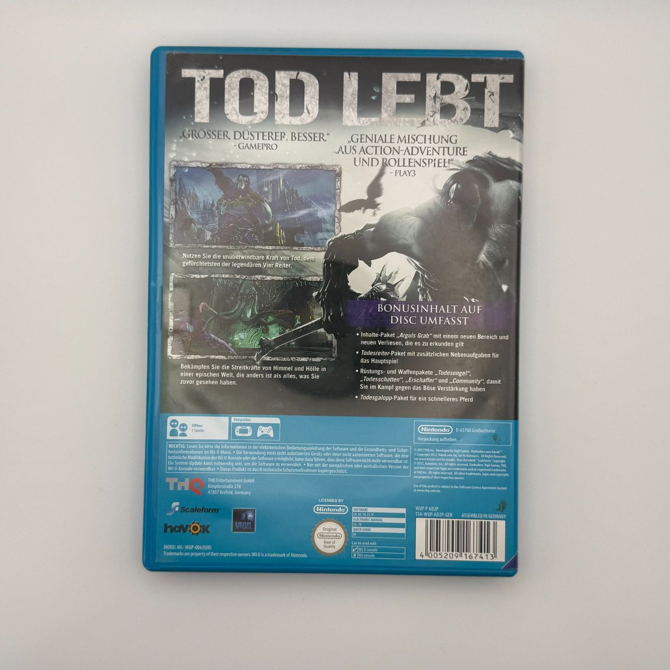 Nintendo Giochi: Darksiders 2 Wii U CIB – Usato da St. Gallen venduto da KumanekoDen 1