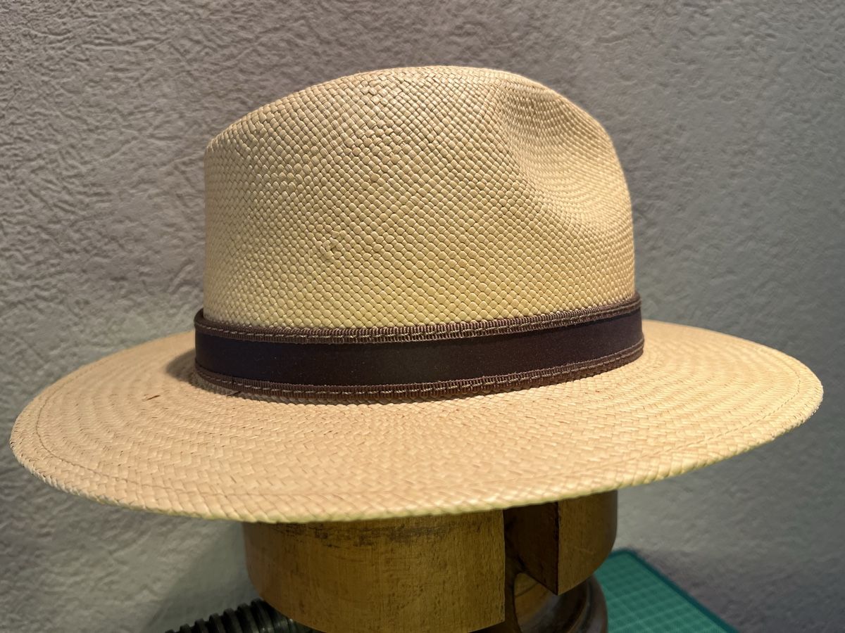 Copricapi, berretti & cappellini: Göttmann Panama Hut Grösse 57 – Nuovo (secondo la descrizione) da Reiden venduto da HerrJacques 2