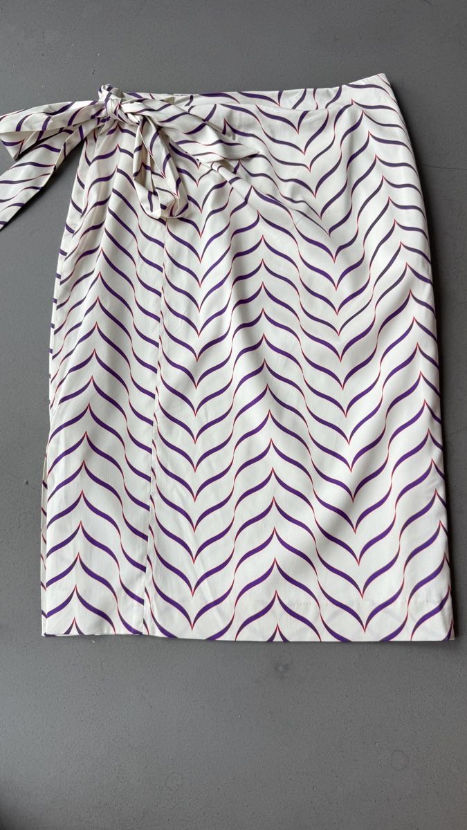 Gonne: Mourjjan Silk Skirt, Size 36, Purple Wave Pattern New – Nuovo (secondo la descrizione) da Zürich venduto da xs_s_artikel 8