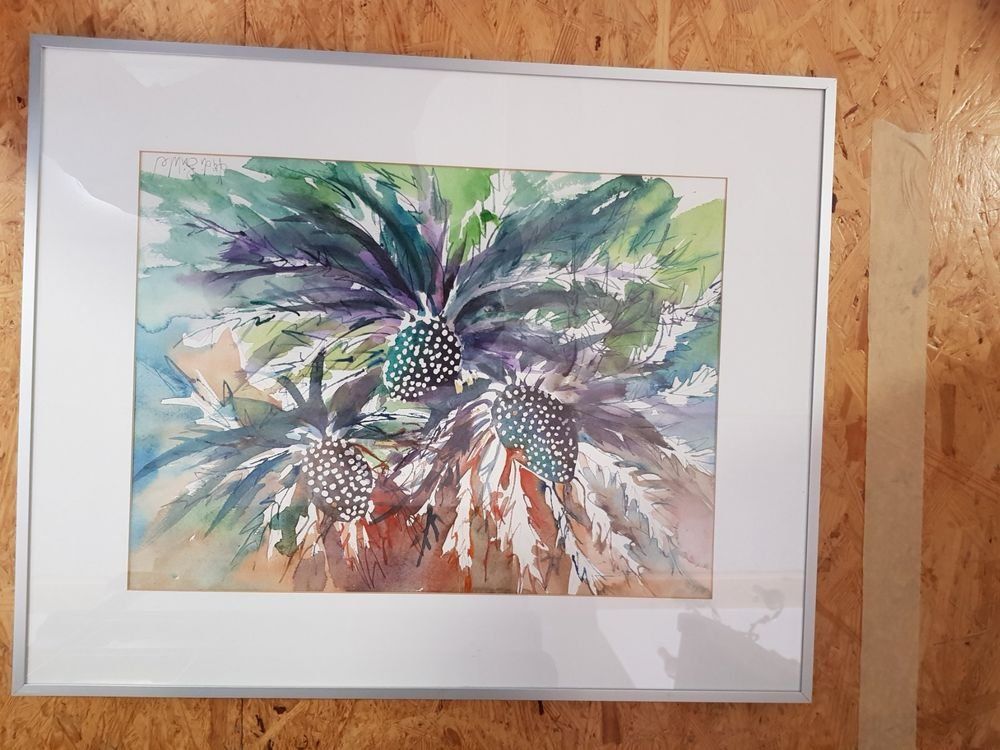 Foto & Immagini: Bild Gemälde Aquarell Heidi Bühler volle Farben – Usato da Walterswil BE venduto da Lonitti 1