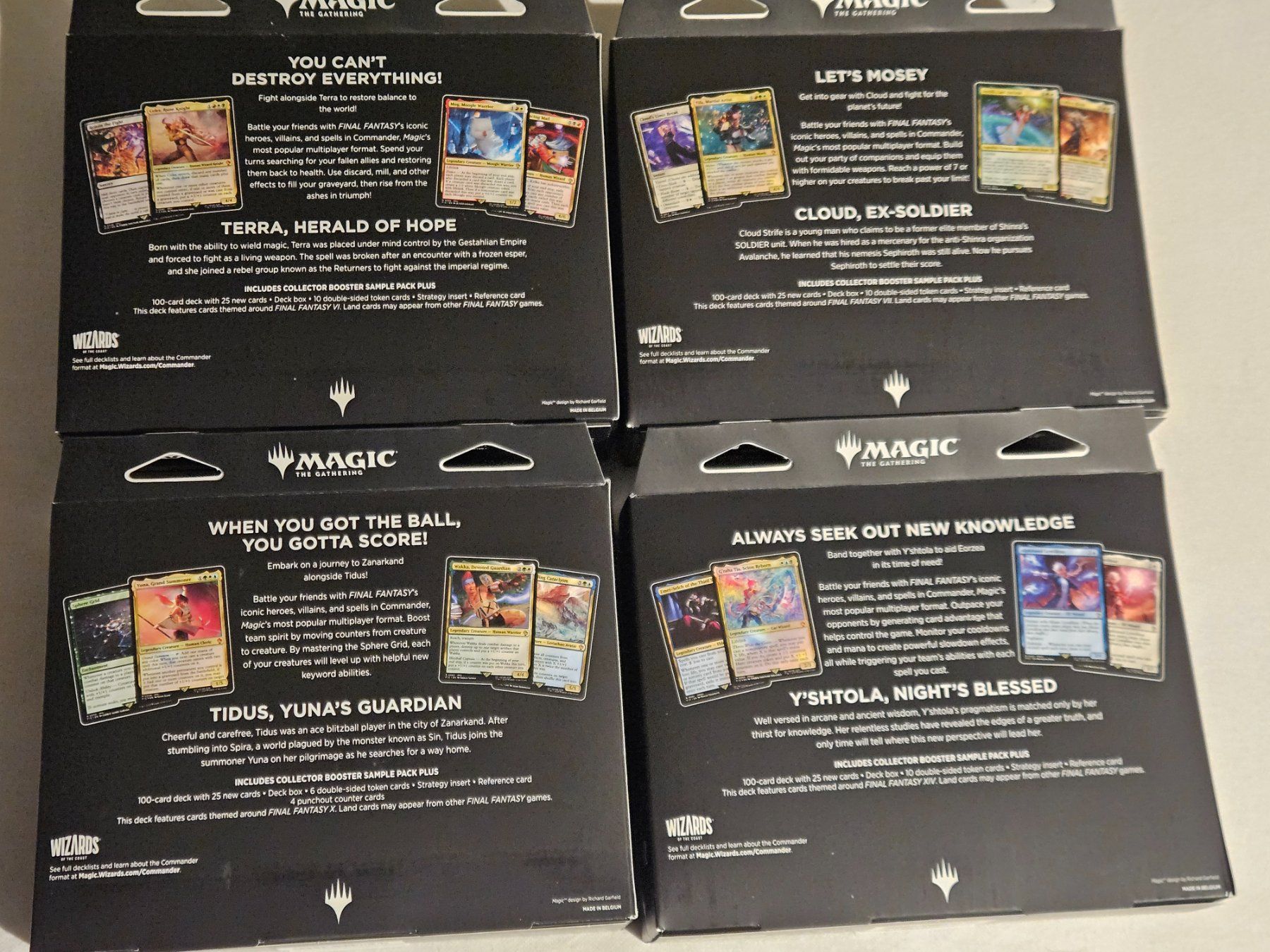 Magic The Gathering Sammelbilder & Trading cards: Magic Final Fantasy Commander Deck Set (Englisch) – Neu und originalverpackt aus Luzern von green_boy444 1