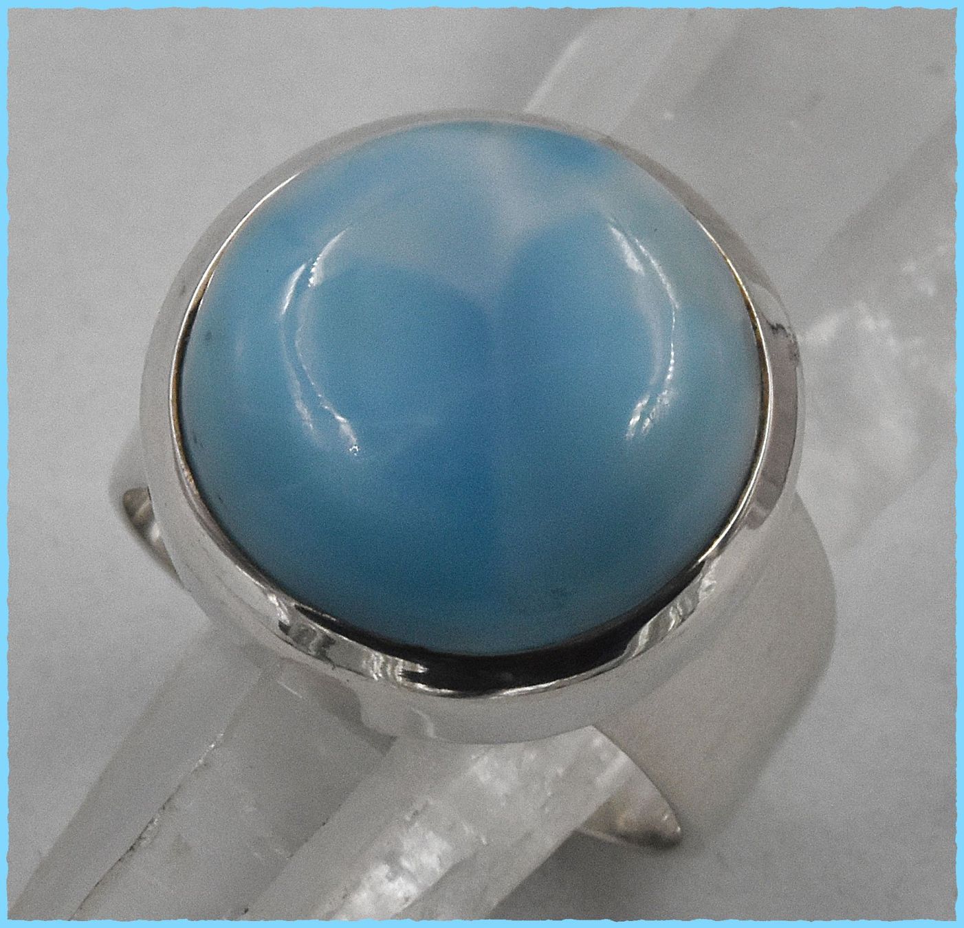 Ringe: ♛ Grosser Larimar 925 Silberring – Neu und originalverpackt aus Oberglatt ZH von hot_j8d9 4