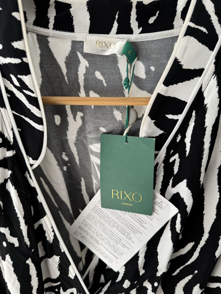 Vestiti: RIXO wrap dress black& white – Nuovo e nell'imballaggio originale da Zürich venduto da di_archive 5