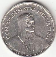5 Franken 1952 vz *selten*