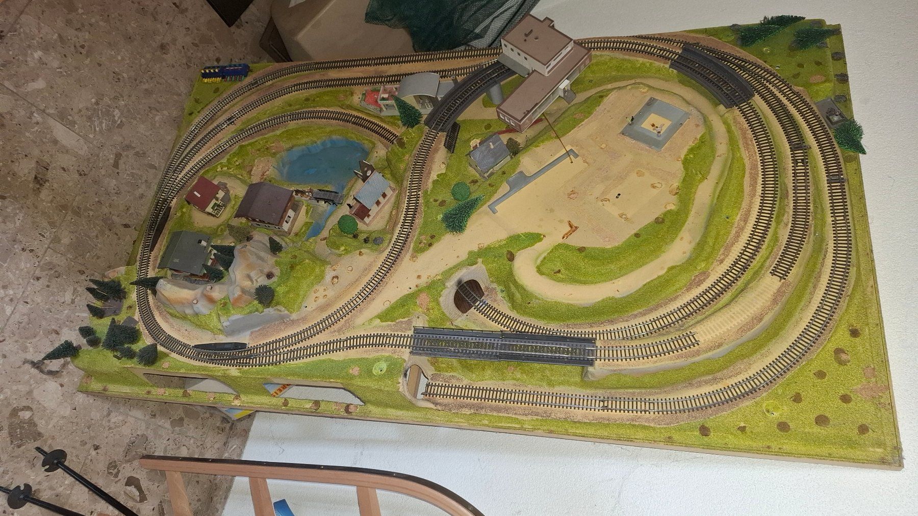 Modellini di ferrovie: Modell Eisenbahnlandschaft – Difettoso da Lütisburg venduto da erle1 4