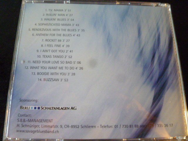 CD: SAVAGE BLUES BAND CD – Usato da Zofingen venduto da sosalinos01 5