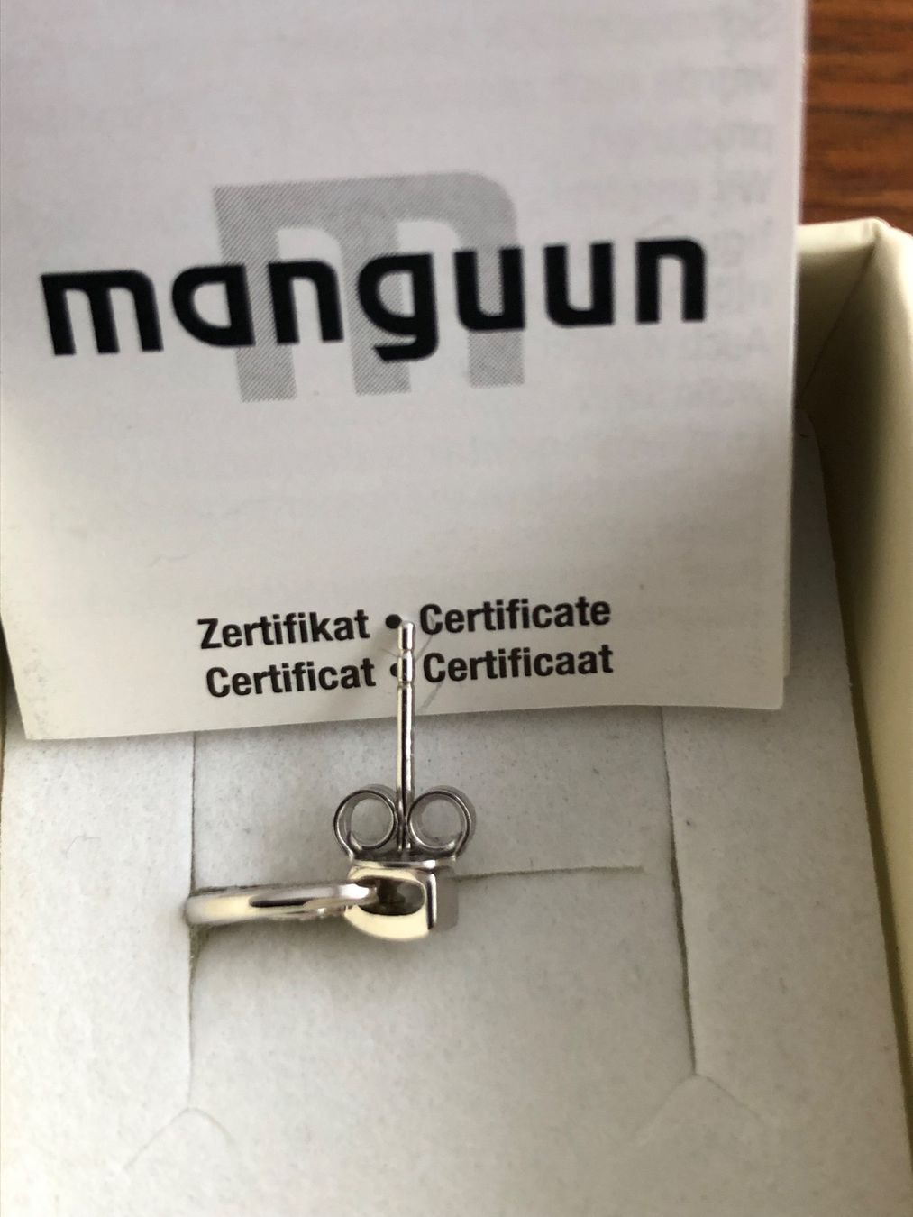 Orecchini pendenti & Orecchini a lobo: Manguun Ohrringe Silber 925 Neu – Nuovo e nell'imballaggio originale da Horn venduto da Resvi 2