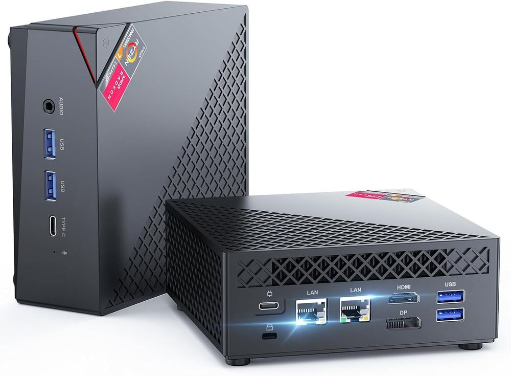 NiPoGi AM06 PRO Mini PC, AMD Ryzen 5 5500U - 16 GB - 512 GB (Neu ...