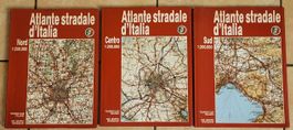 3 x Italien Strassen Atlas, Touring Club Italiano
