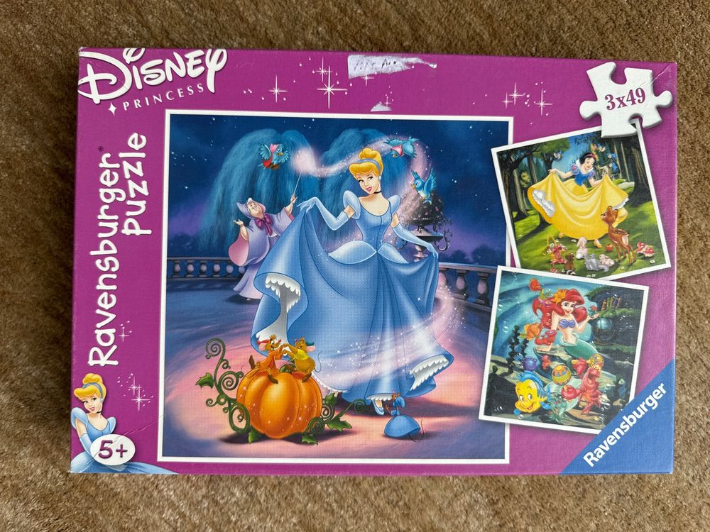 Ravensburger Puzzle 3 x 49 Disney Princess (Gebraucht) in Aarau für CHF ...