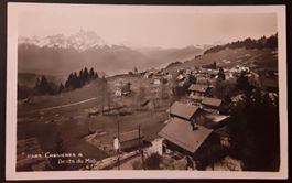 1926: Carte de Chesières cachet régional Bex-Chesières