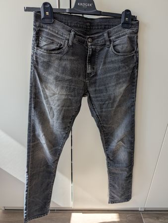 Carhartt Herren Jeans, Grösse 31/32, Grau
