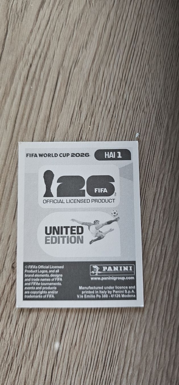 Panini Cartes à collectionner: Fifa World Cup Panini HAI 1 – Neuf avec emballage d'origine à Biel VS par volcom8702 1