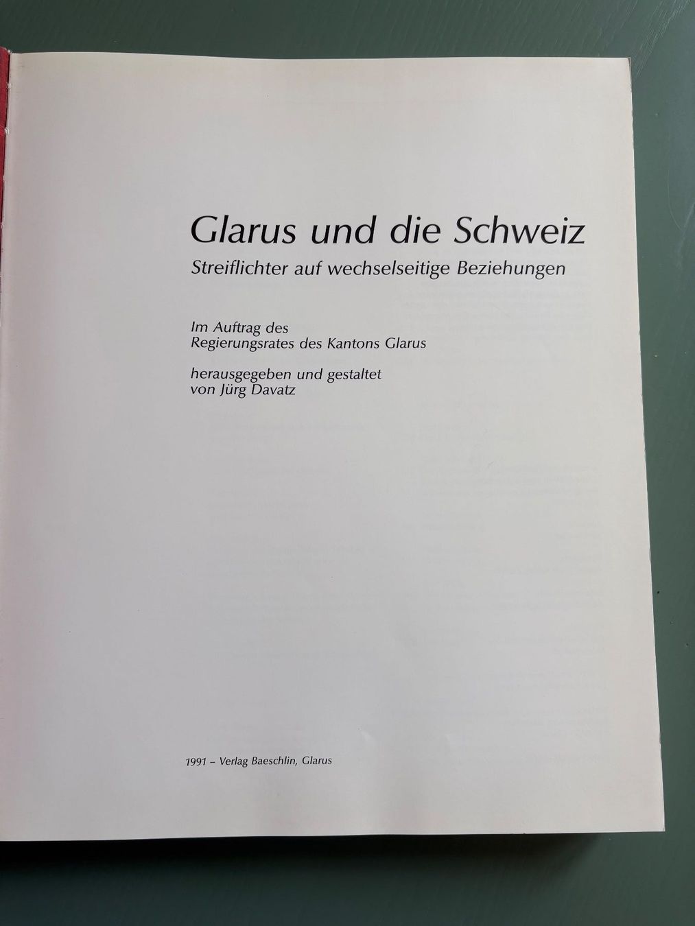 Libri: Glarus und die Schweiz – Usato da Zürich venduto da jimmy_12 2