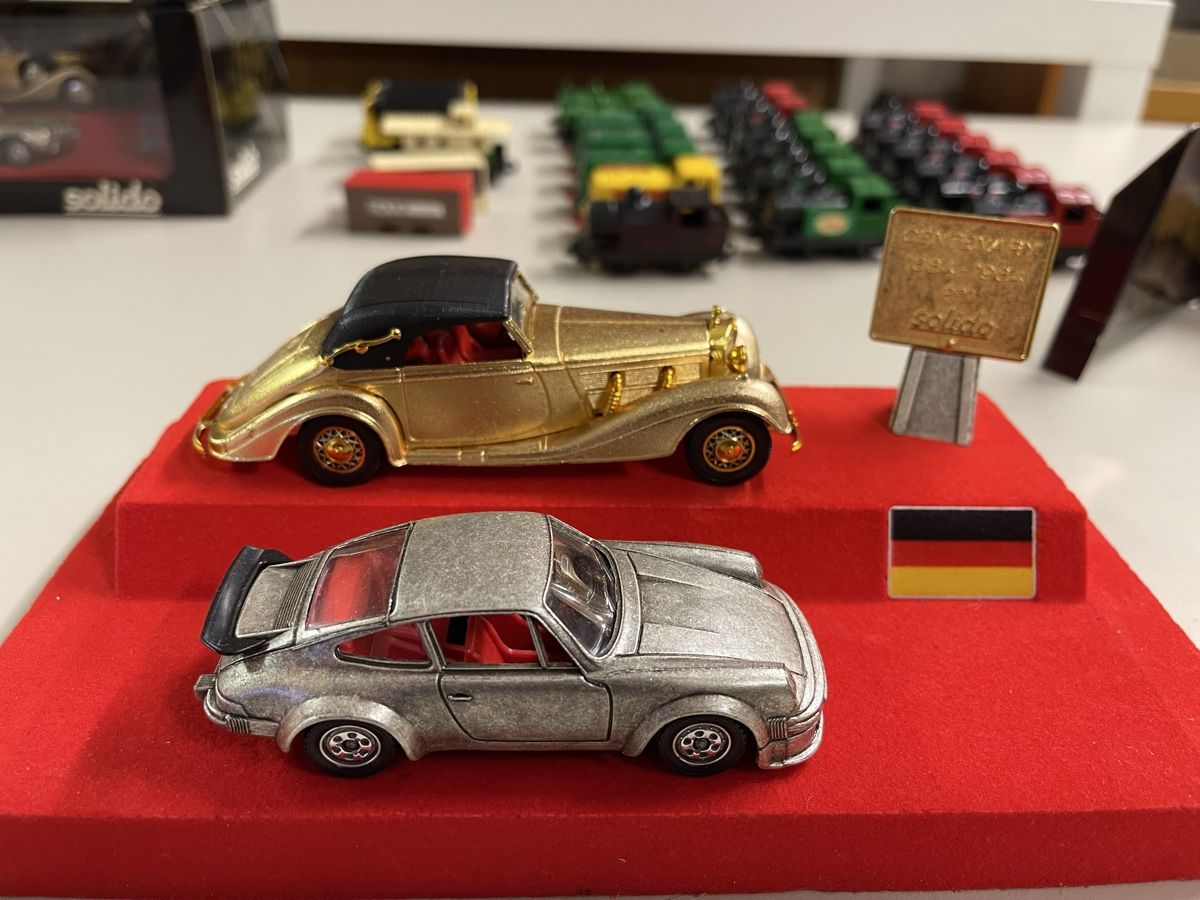 Solido Modellautos: Solido Centenary 1864-1964 Set: Porsche & Mercedes Oldtimer! – Gebraucht aus Siebnen von speedy63 1