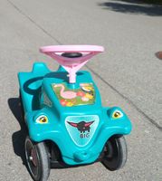 Voiture enfant BIG Bobby Car, turquoise, avec Barre