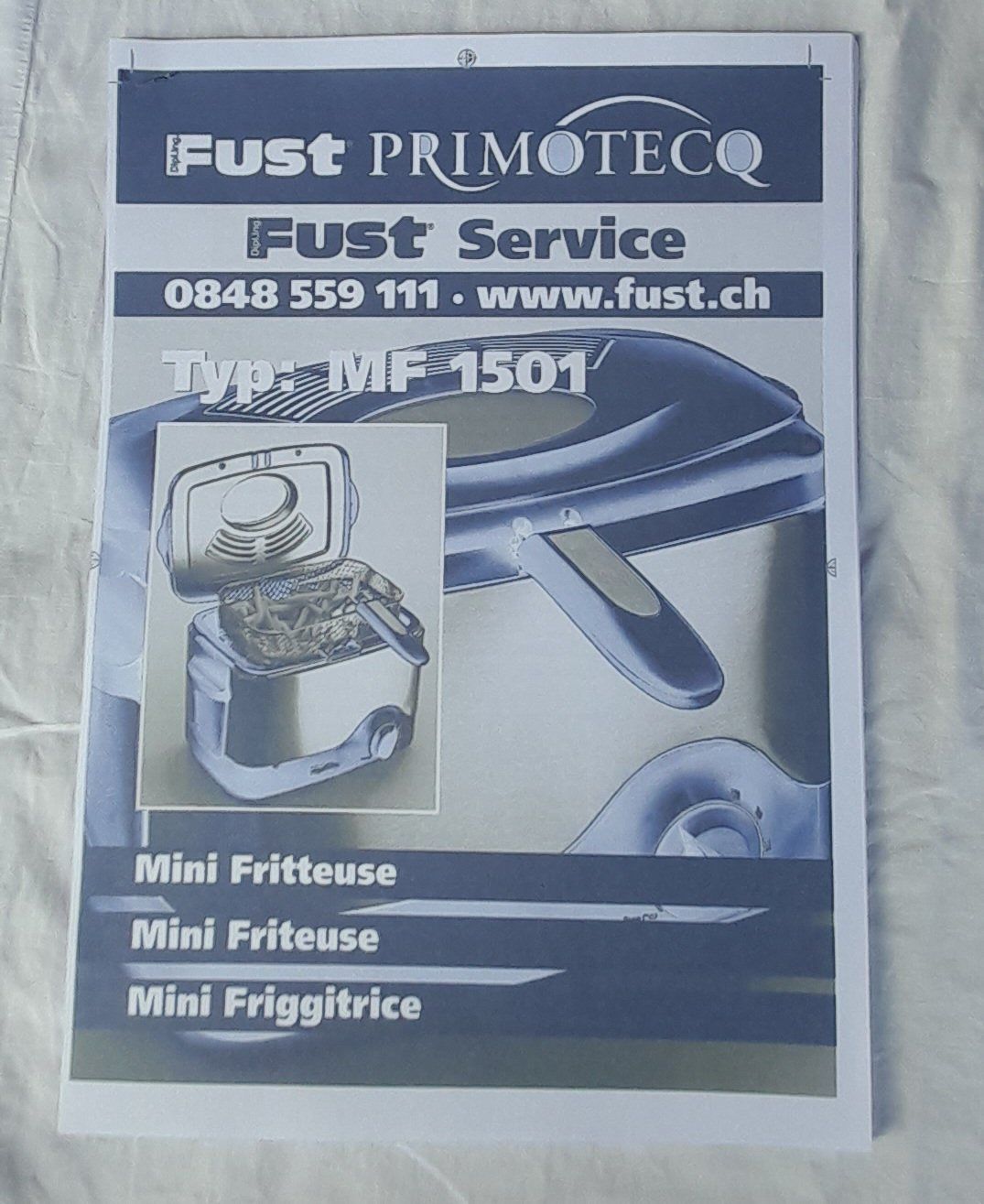 Primotecq Elettrodomestici da cucina: Fritteuse Primotecq MF 1501 – Usato da Davos Frauenkirch venduto da bib_8pq5 2