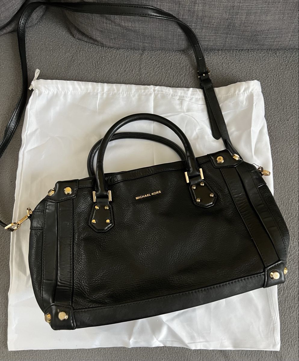 Michael Kors Borse da donna: Michael Kors Handtasche, schwarz – Usato da Brislach venduto da ale_t9y7