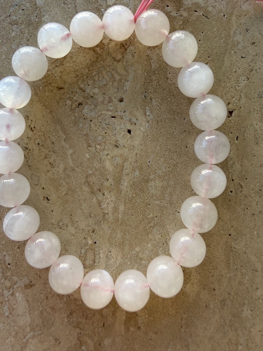 Bracciali & Braccialetti: Edel Rosa Mondstein 8mm Perlen  – Nuovo (secondo la descrizione) da Jegenstorf venduto da SteinGlanz 3