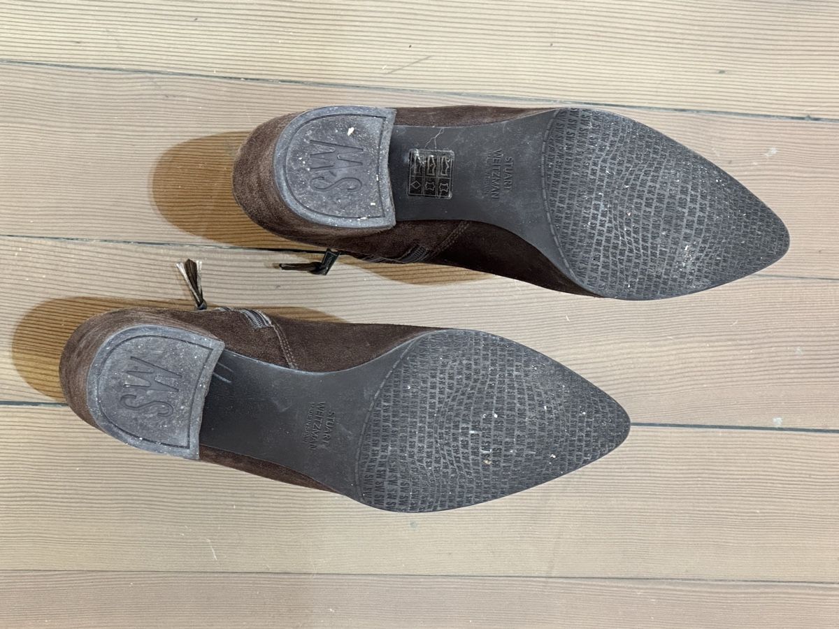 Weitzmann Scarpe da uomo: Stuart Weizmann wildleder Ankle Boots – Usato da Gandria venduto da dyscpk 7