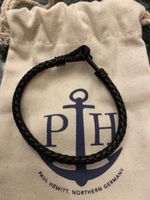 Armband Paul Hewitt Anker Leder schwarz neuwertig