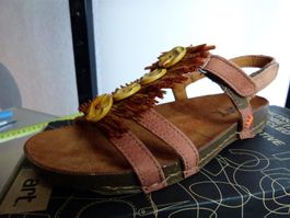 Art leder Sandale Gr 39 Neu